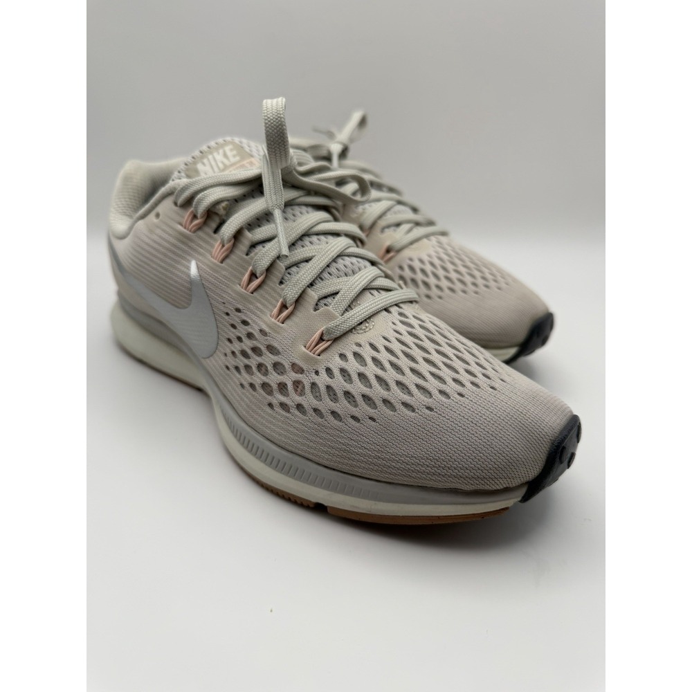 Nike Air Zoom Pegasus 34 Women's Running Shoes Light Beige Cream Size 8 Athletic